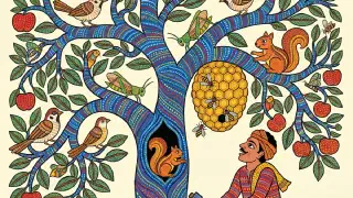 Illustration for The Apple Tree