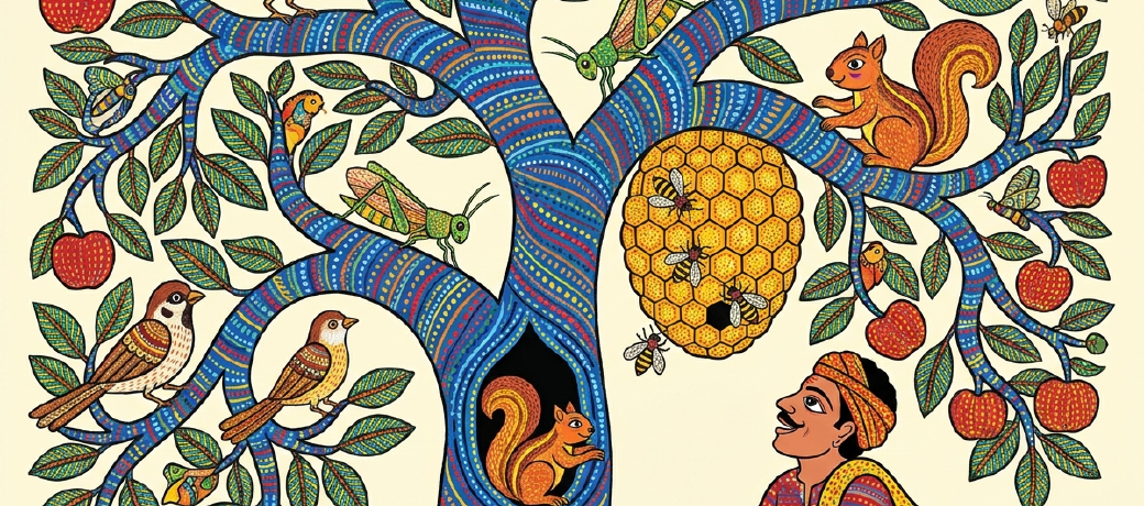 Illustration for The Apple Tree