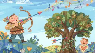 Illustration for The Arrow and the Song