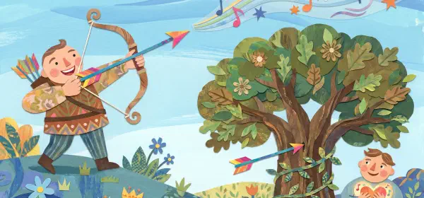 Illustration for The Arrow and the Song