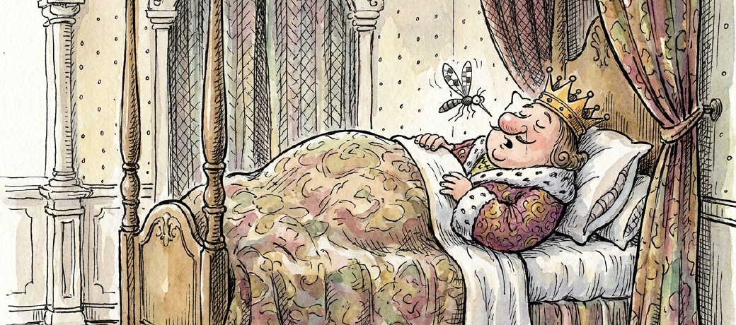 Illustration for The Bed Bug and the Mosquito