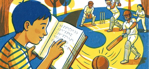 Illustration for The Boy who Lacked Sight but Had a Vision