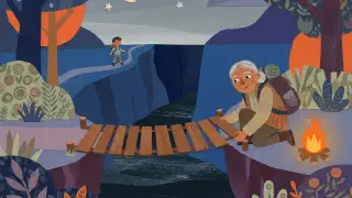 Illustration for The Bridge Builder