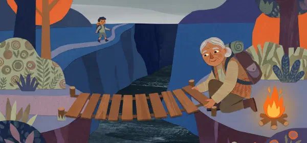 Illustration for The Bridge Builder