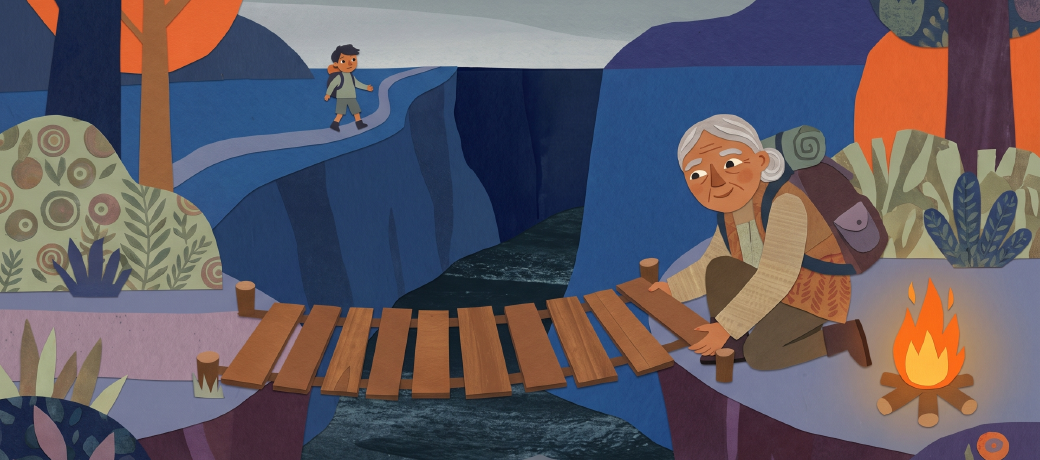 Illustration for The Bridge Builder