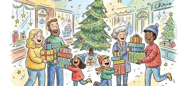 Illustration for The Commerce of Christmas