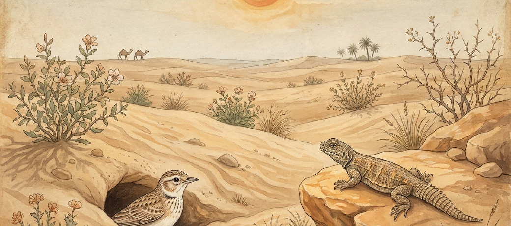 Illustration for The Cool and Cunning Lark