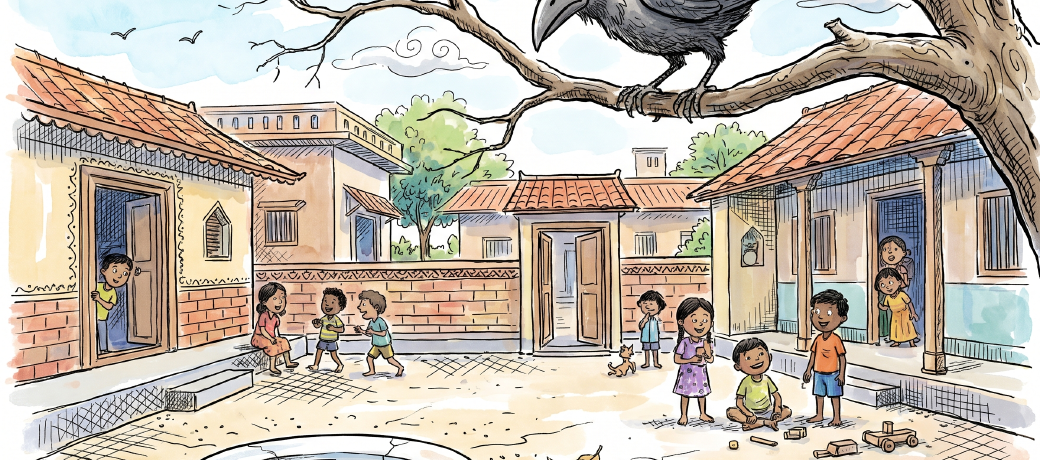 Illustration for The Crow’s Lunch