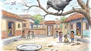 Illustration for The Crow’s Lunch