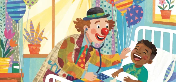 Illustration for The Cure is Laughter