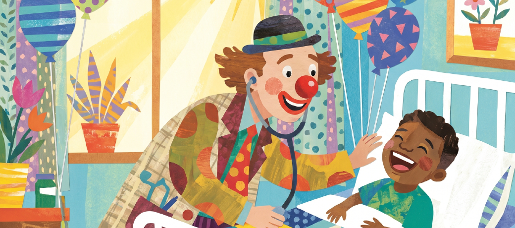 Illustration for The Cure is Laughter