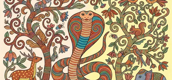Illustration for The Deadly King Cobra