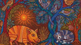 Illustration for The Dog and the Pig