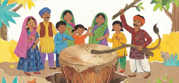 Illustration for The Earth Drum