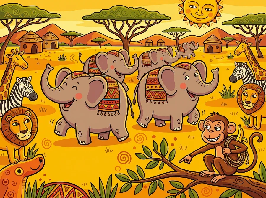The Elephants who Showed Off