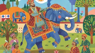 Illustration for The Emperor and Hawai Elephant