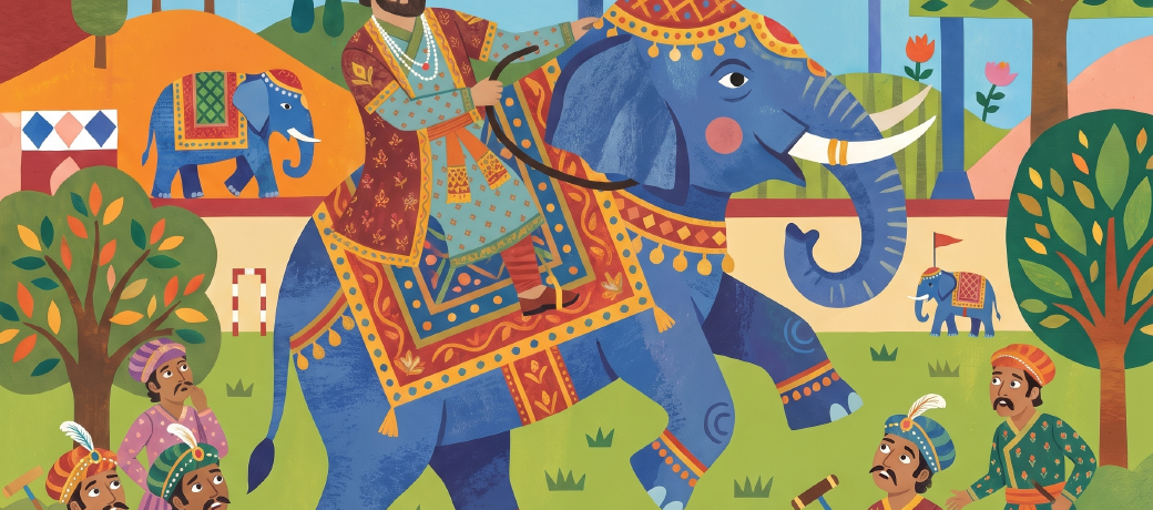 Illustration for The Emperor and Hawai Elephant