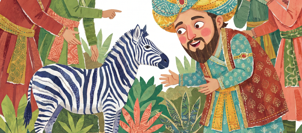 Illustration for The Emperor and the Zebra
