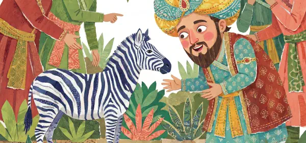 Illustration for The Emperor and the Zebra