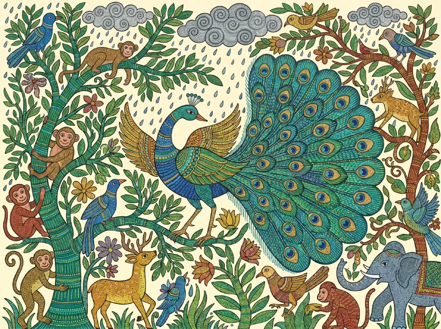 The Exotic Peacock