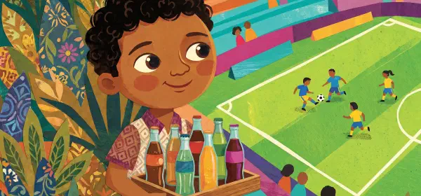 Illustration for The First Dream of a Soccer Star
