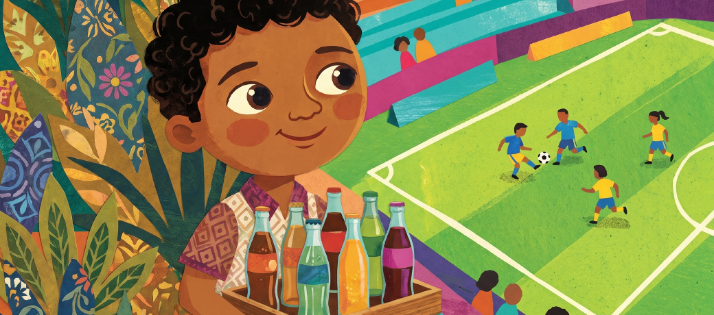 Illustration for The First Dream of a Soccer Star