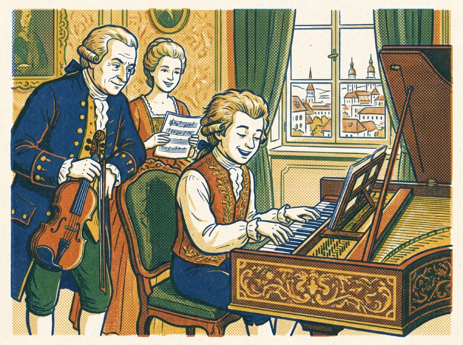 The First Notes of Mozart