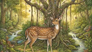 Illustration for The Fleeting Deer