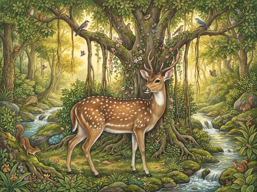 The Fleeting Deer