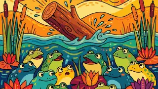 Illustration for The Frog King