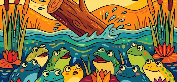 Illustration for The Frog King