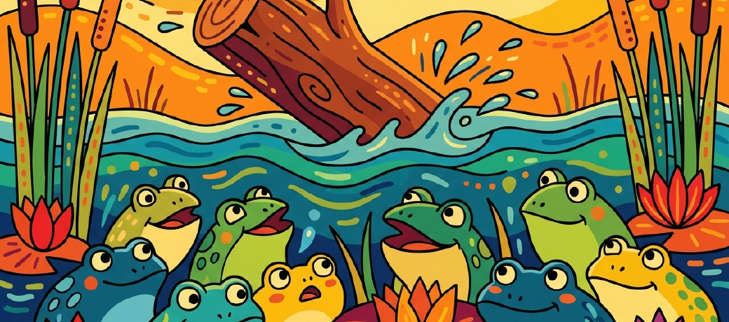 Illustration for The Frog King
