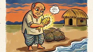 Illustration for The Golden Fish