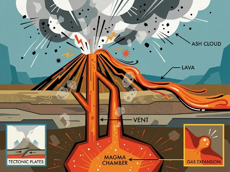 The Hot and Sizzling Volcano