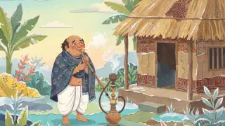 Illustration for The Jester and the Straw Roof