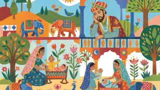 Illustration for The King Who Tested Babies