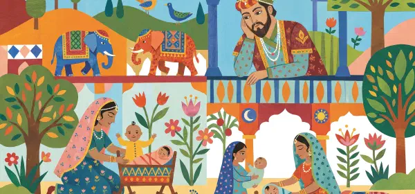 Illustration for The King Who Tested Babies