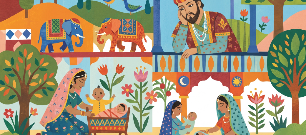 Illustration for The King Who Tested Babies