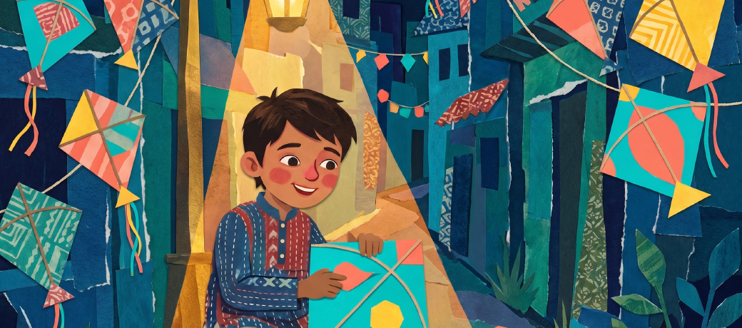 Illustration for The Kite-Maker