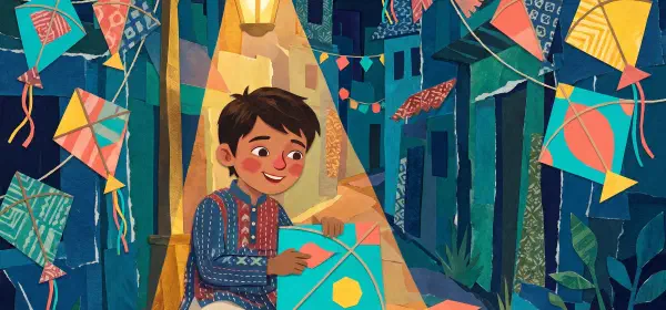 Illustration for The Kite-Maker