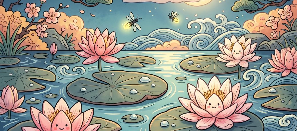 Illustration for The Lily Pool
