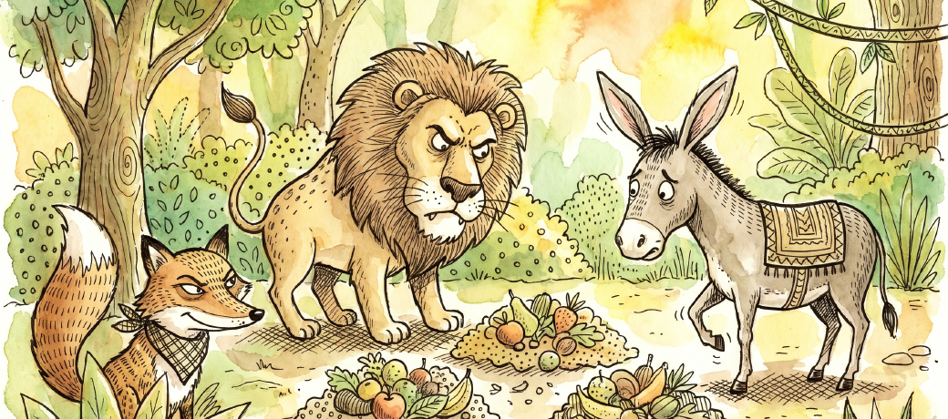 Illustration for The Lion's Share