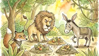 Illustration for The Lion's Share