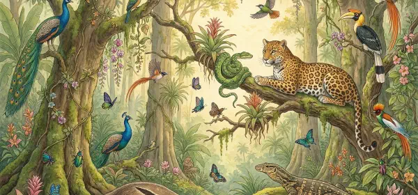 Illustration for The Magical Rainforest