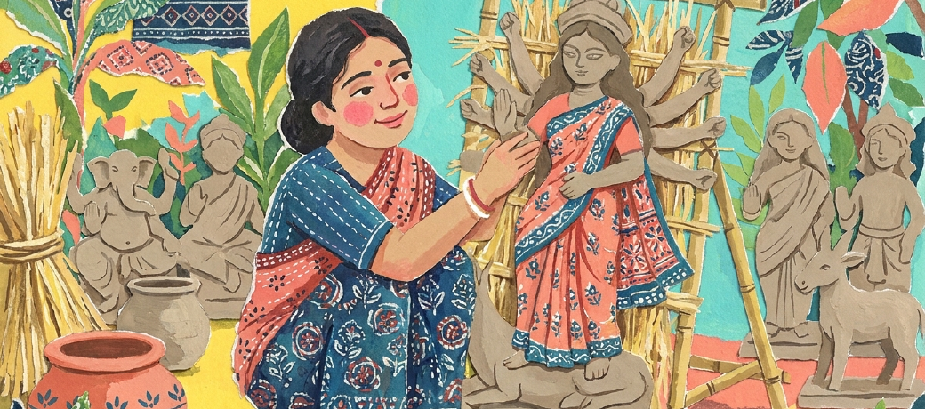 Illustration for The Making of the Goddess