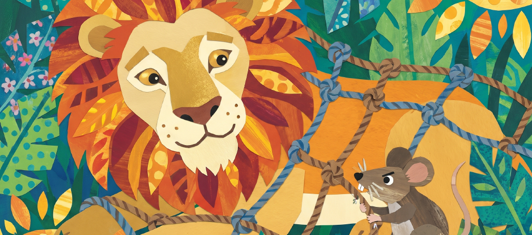Illustration for The Mouse who Lived in the Lion's Cave