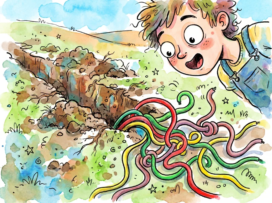 The Multicolour Earthworms