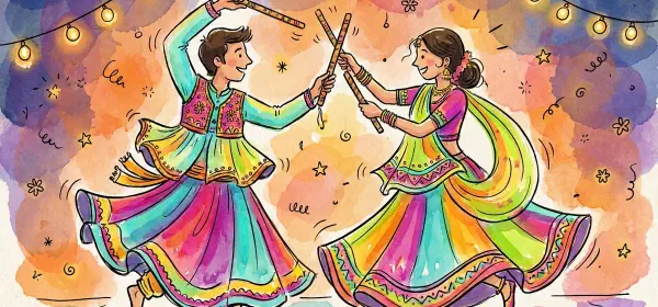 Illustration for The Nine Nights of Navaratri