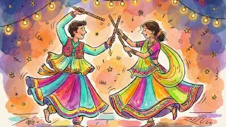 Illustration for The Nine Nights of Navaratri