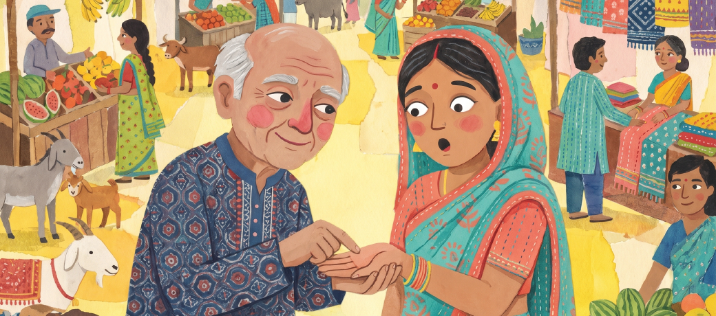 Illustration for The Palm Reader